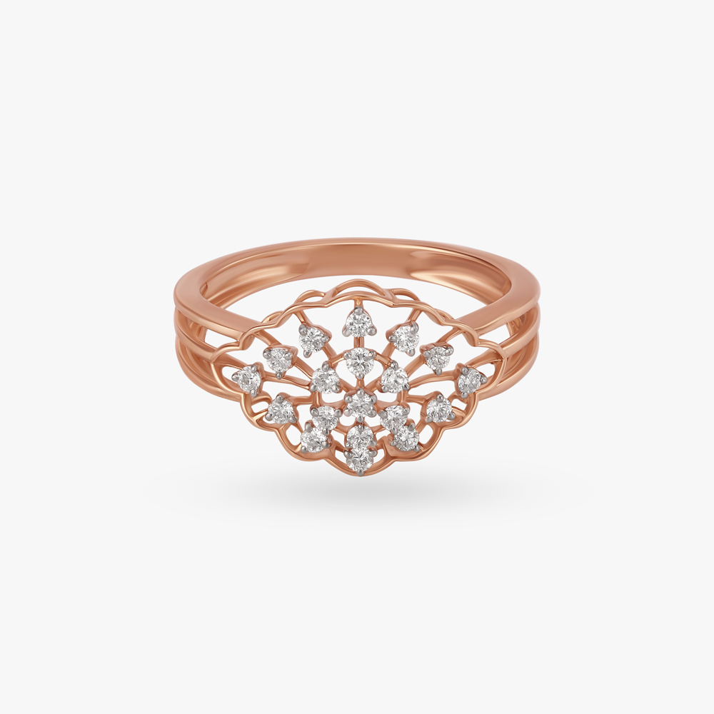 

Classic Floral Diamond Ring
