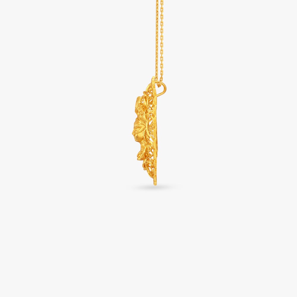 Aparajita Gold Pendant,,hi-res image number null