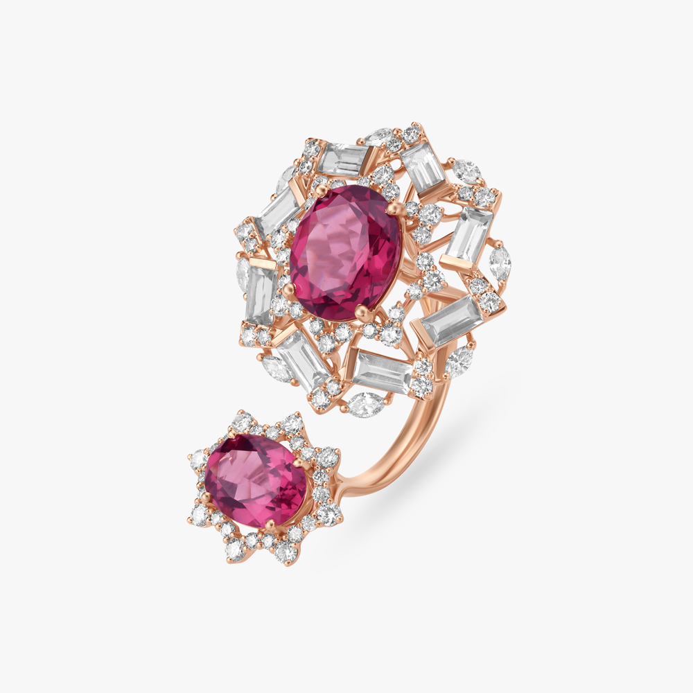 Captivating Ruby Center Finger Ring