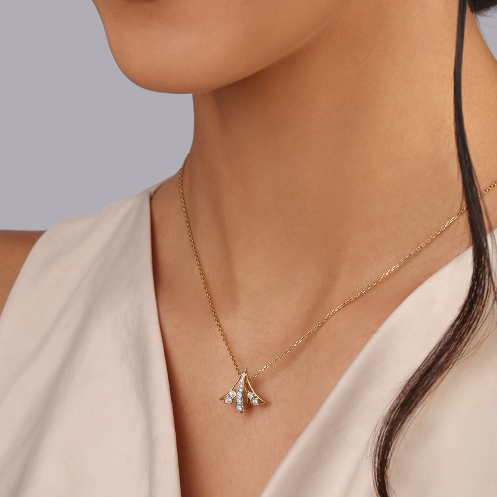 The Optimistic Radiance 14KT Diamond Pendant,,hi-res image number null