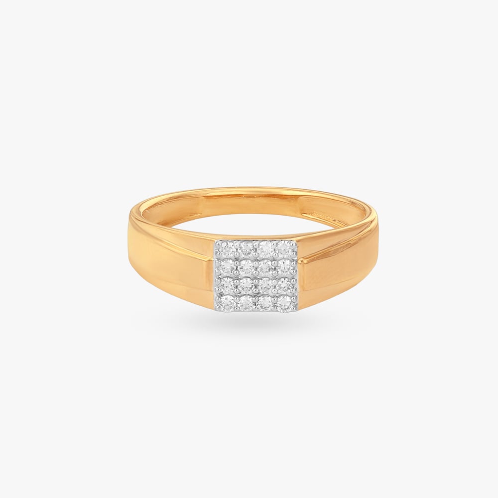 Stacked Gleam Diamond Ring for Men,,hi-res image number null