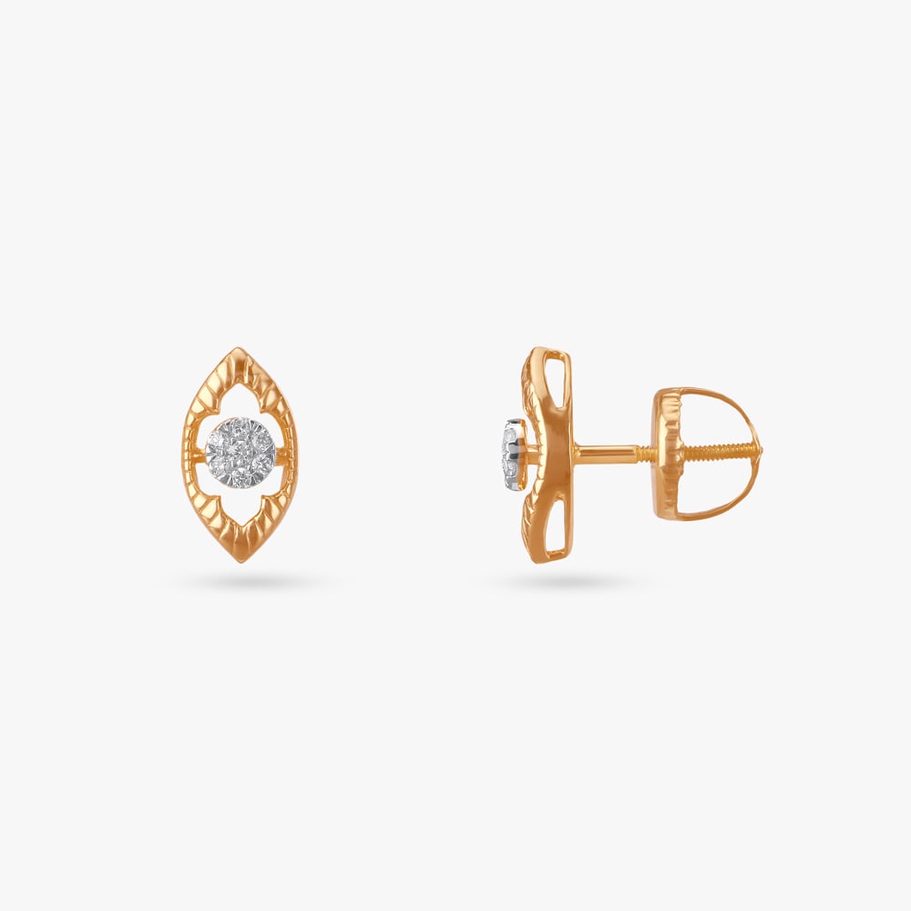 

Petal Armour Diamond Stud Earrings