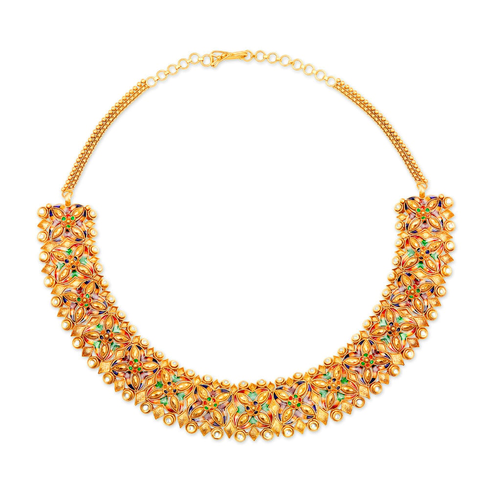 Exquisite Gold Necklace Set for the Punjabi Bride,,hi-res image number null