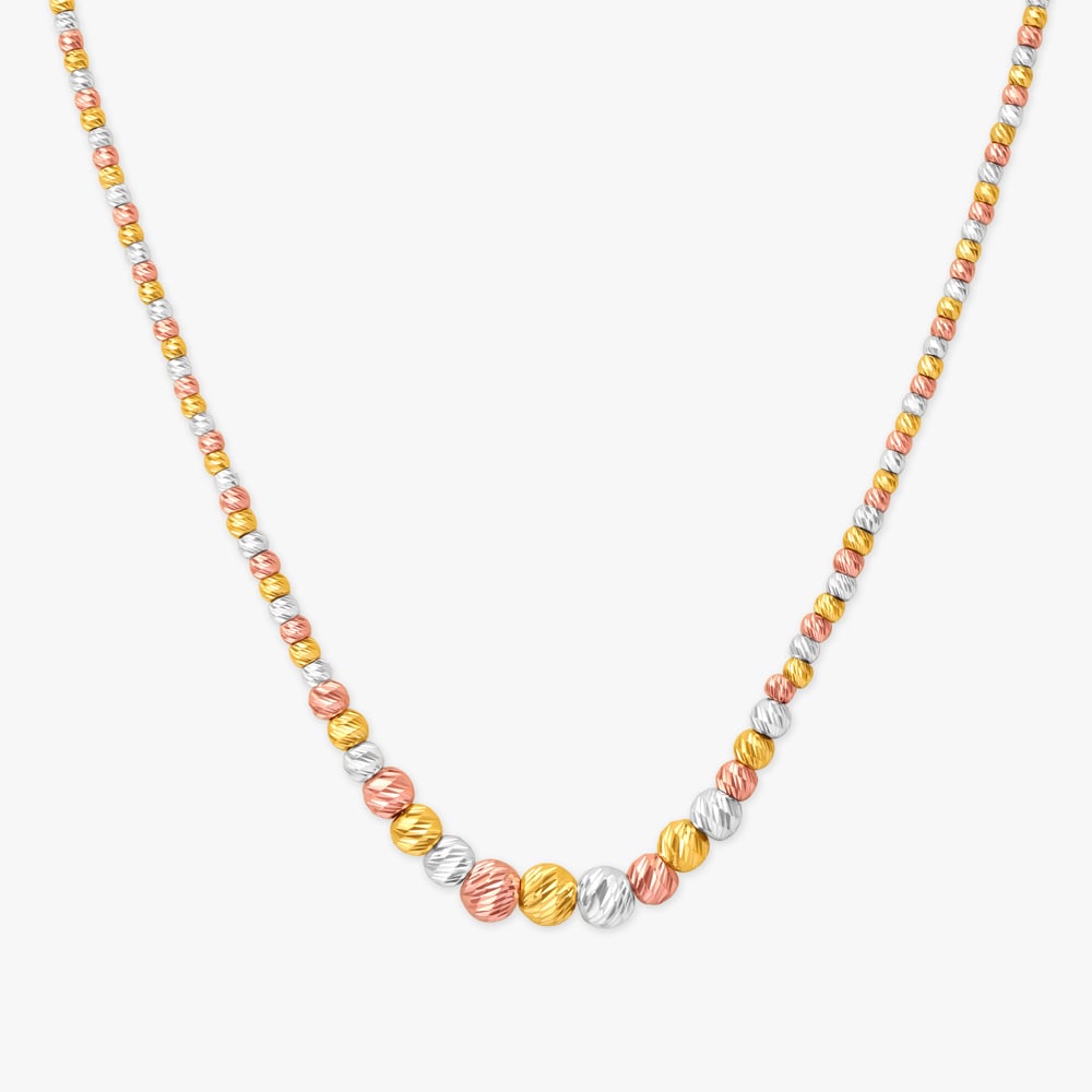 Lovely Dainty Ball Necklace,,hi-res image number null
