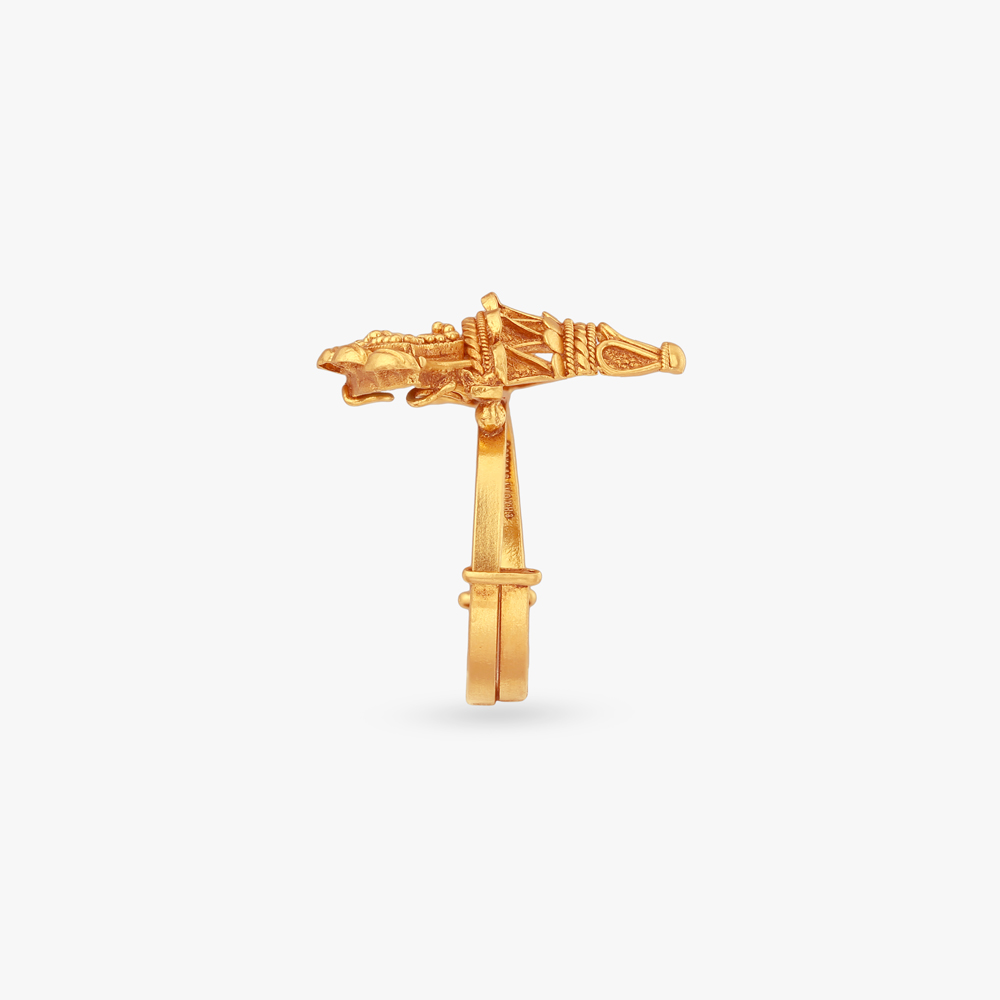 Enchanted Stepwell Gold Ring,,hi-res image number null