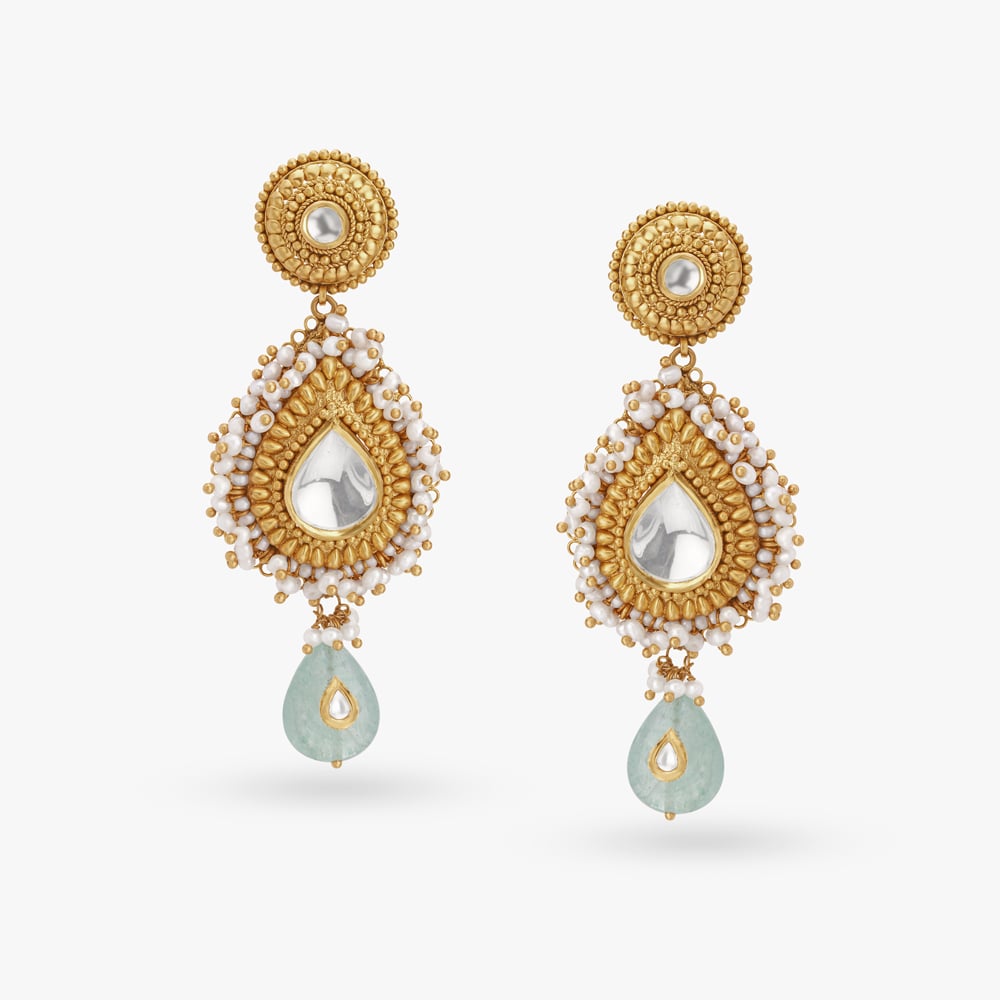 Elegant gleaming Drop earrings