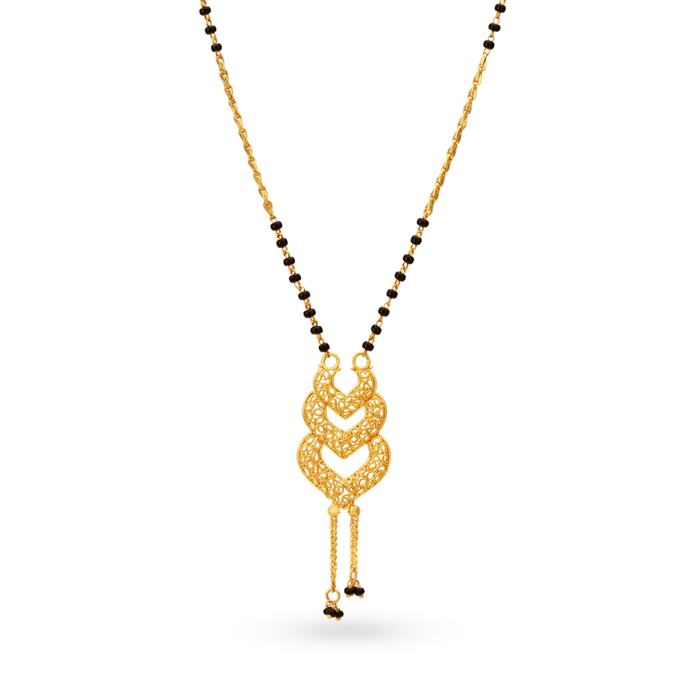 Brilliant Contemporary Mangalsutra,,hi-res image number null
