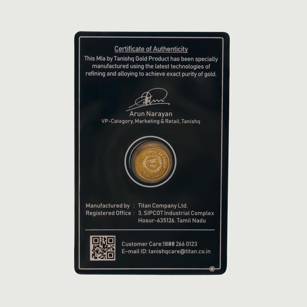 1 Gm 24 Karat Lotus Gold Coin,,hi-res image number null