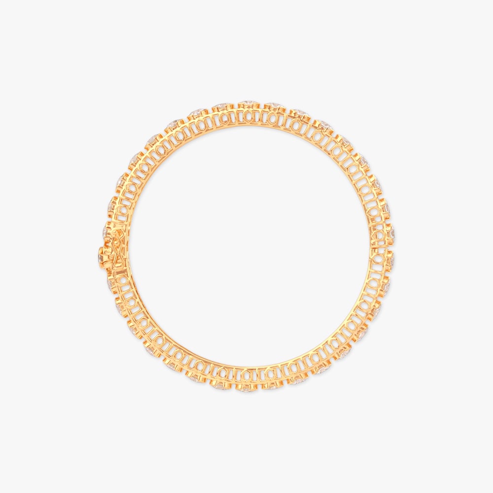 Radiant Arcade Solitaire Bangle,,hi-res image number null