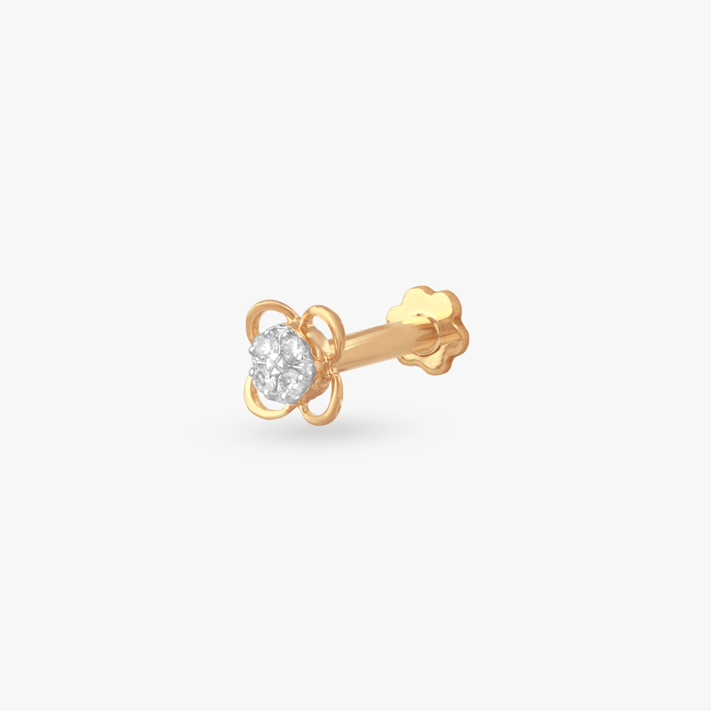 

Dew Aura Diamond Nose Pin