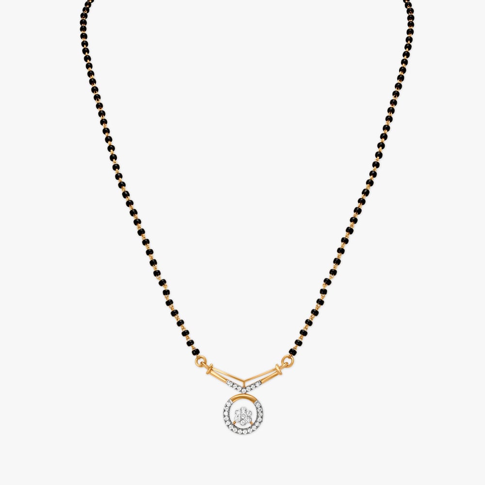 Classic Vow Diamond Mangalsutra,,hi-res image number null