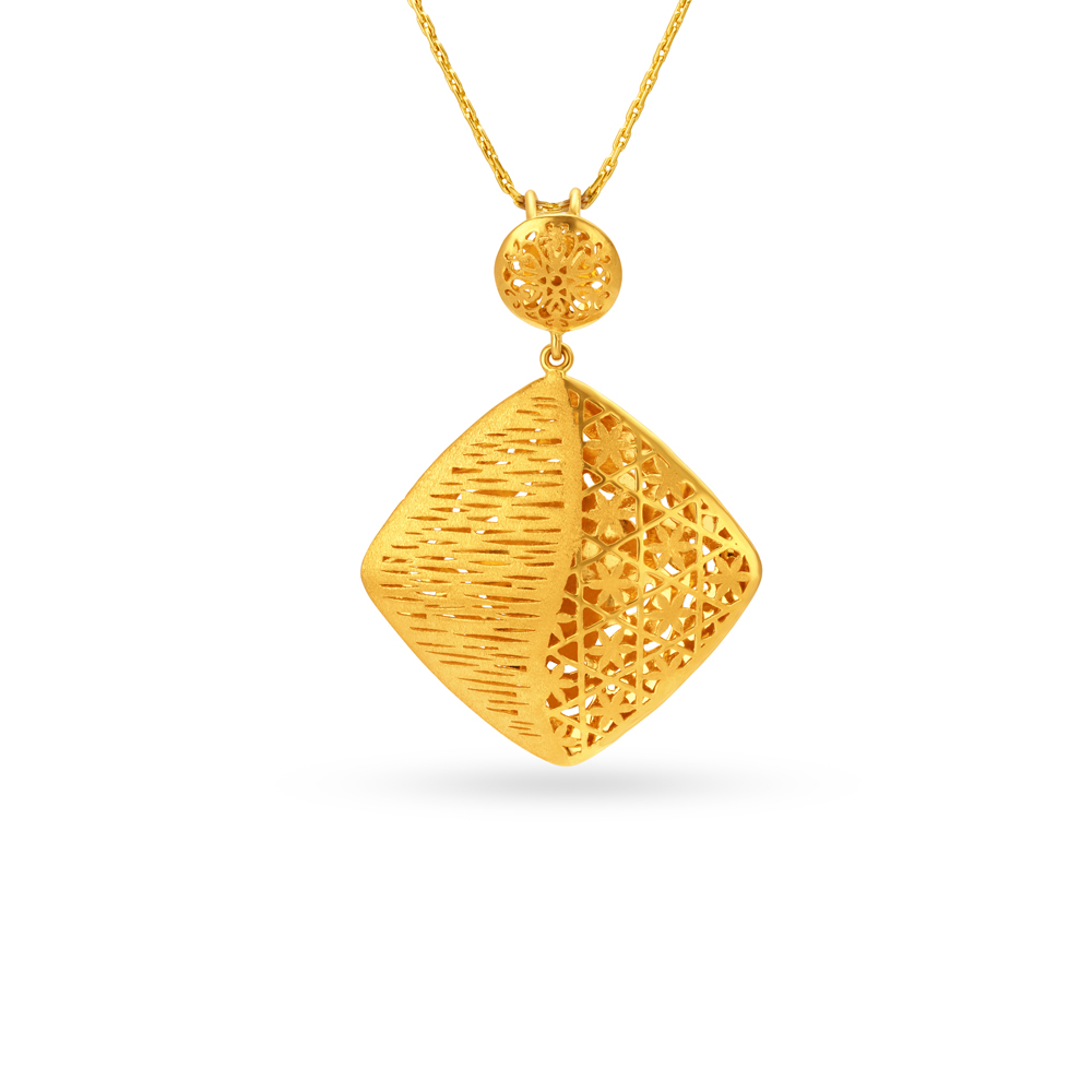 Tanishq shop gold pendant