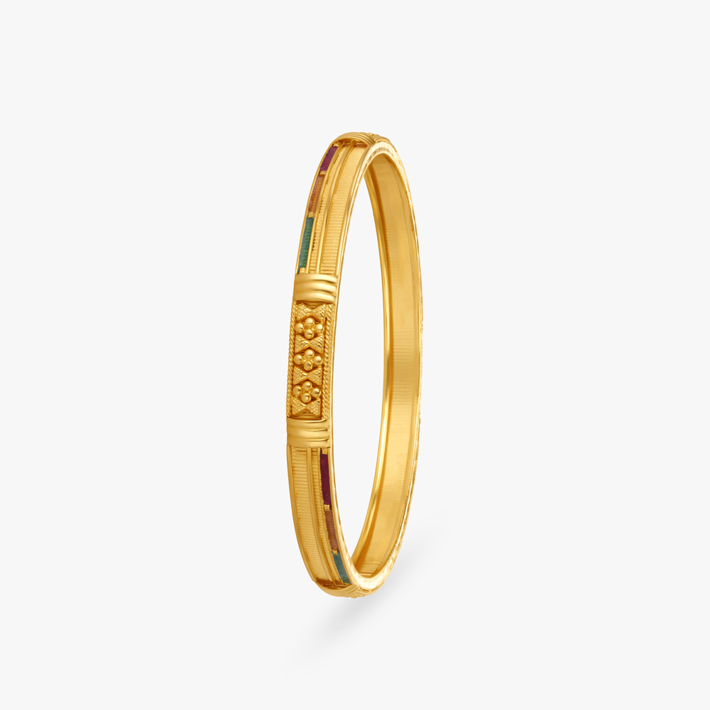 Charming Enamel Bangle,,hi-res image number null