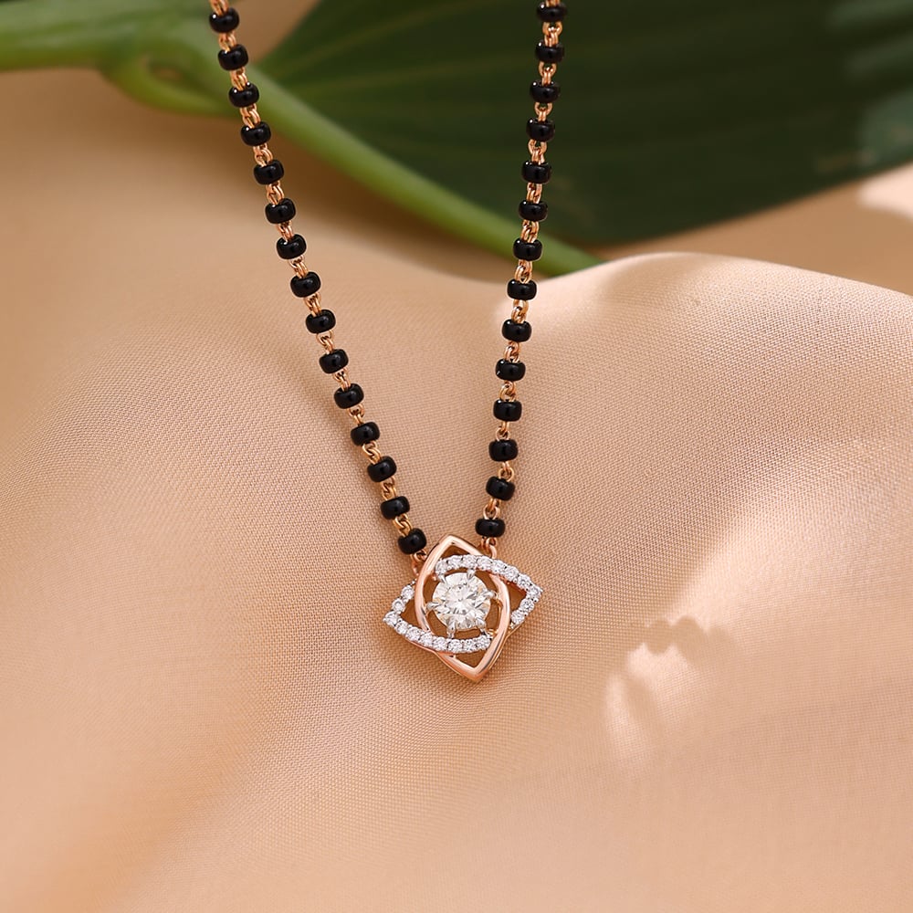 Affinity Elegance Solitaire Mangalsutra,,hi-res image number null