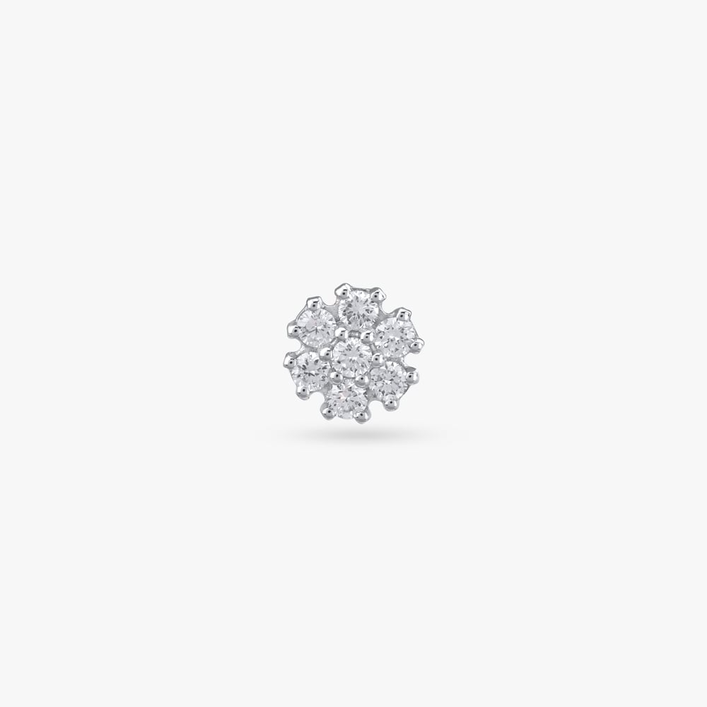 Daisy Glow Diamond Nose Pin,,hi-res image number null