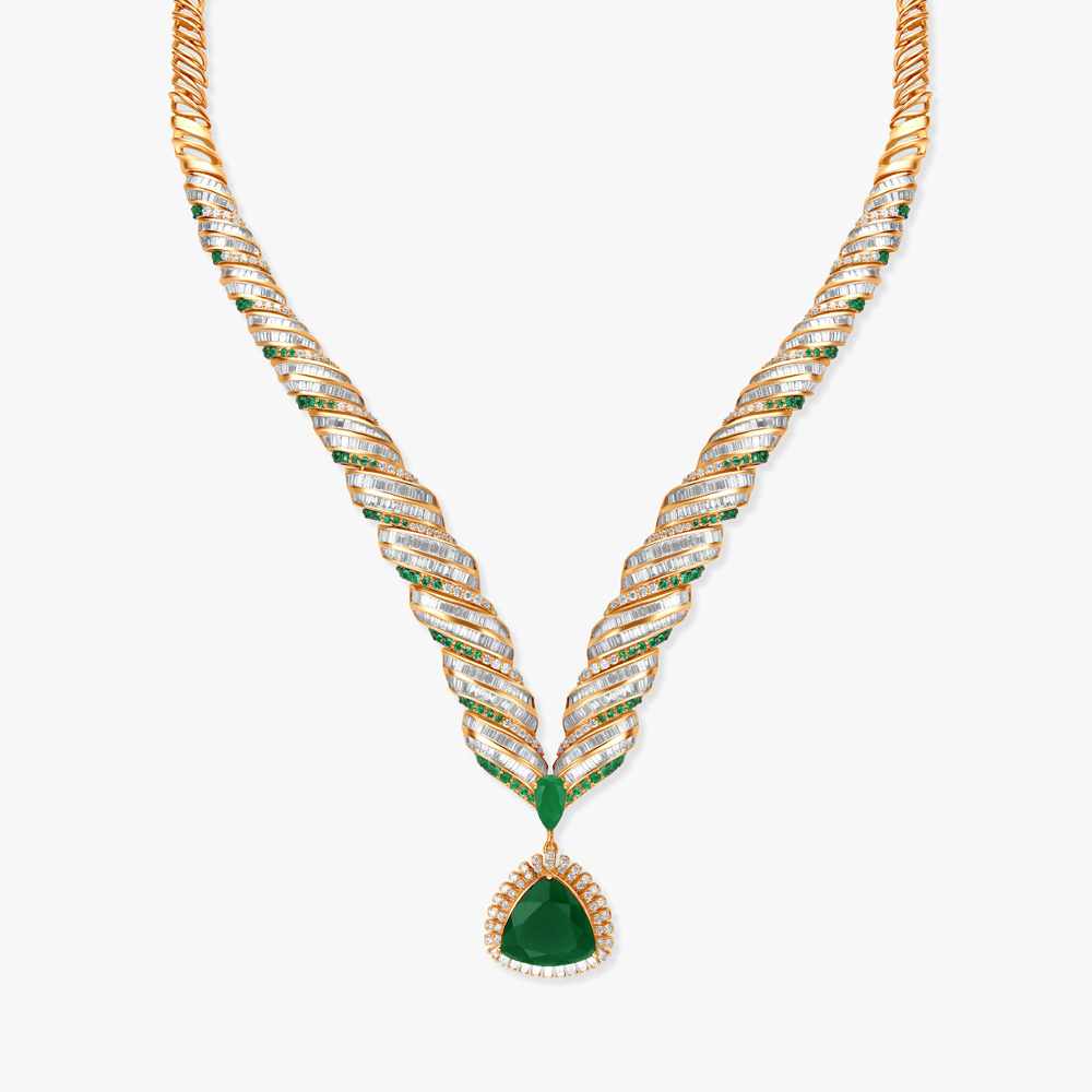 Whorls of Beauty Diamond Necklace Set,,hi-res image number null