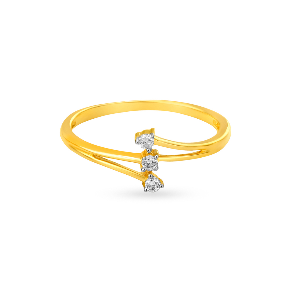 Trio Diamond Finger Ring,,hi-res image number null