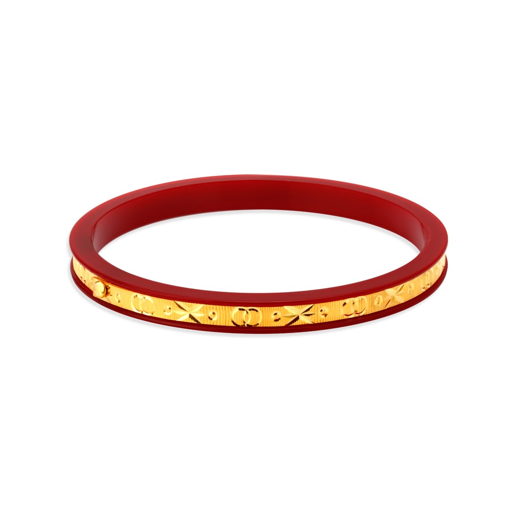 

Crimson Heritage Gold Bangle