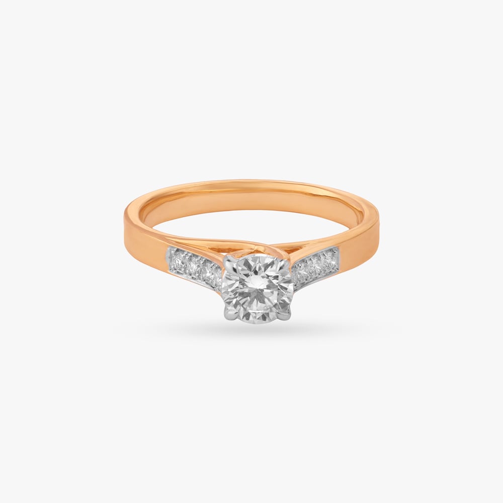 Brilliant Path Solitaire Finger Ring,,hi-res image number null