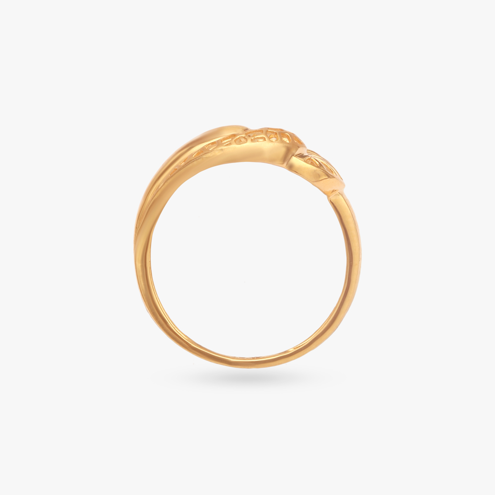 Spiral Aura Gold Ring,,hi-res image number null