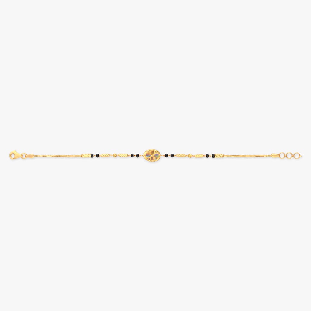Radiant Wheel Gold Bracelet,,hi-res image number null