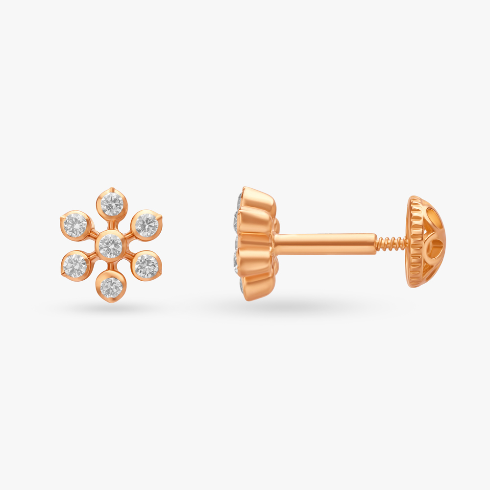 Shimmering Opulence Diamond Stud Earrings,,hi-res image number null