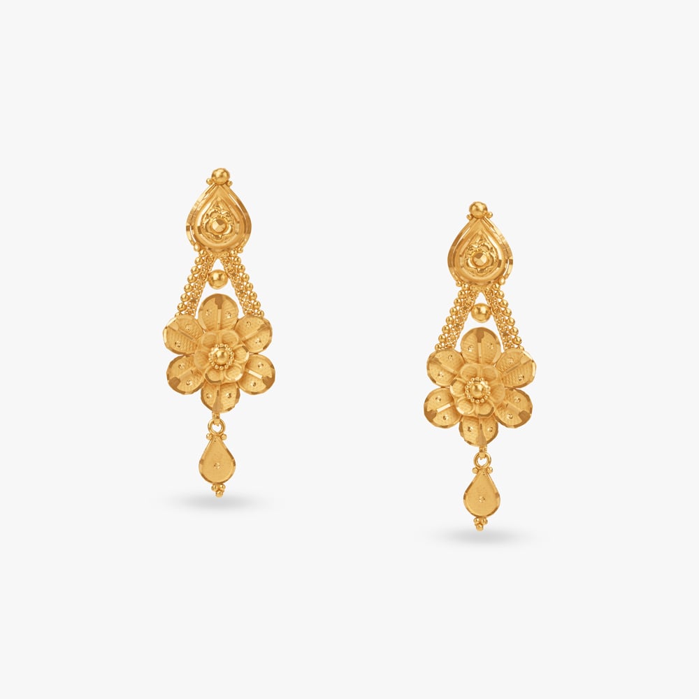Heritage Floral Gold Necklace Set,,hi-res image number null