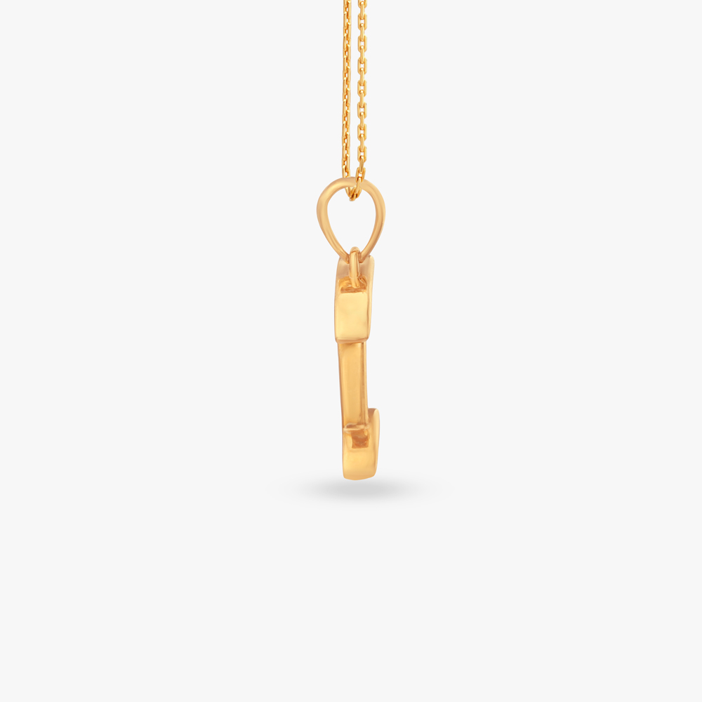Signature I Gold Pendant,,hi-res image number null