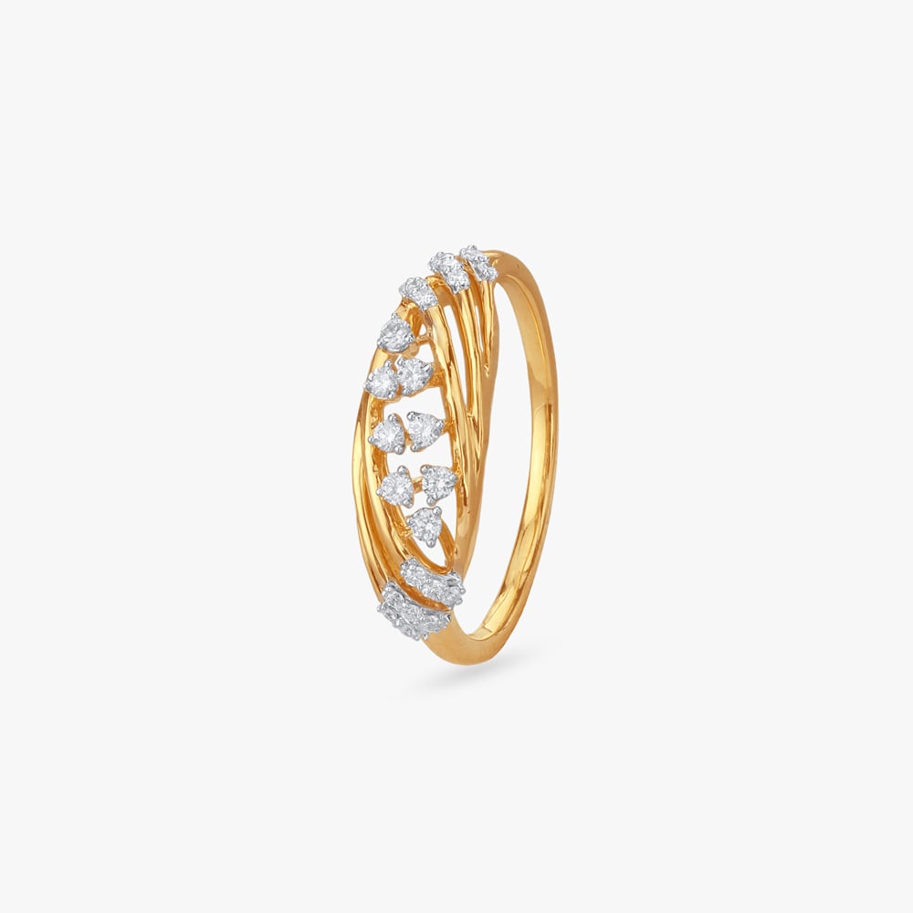 Bold Radiant Diamond Finger Ring,,hi-res image number null