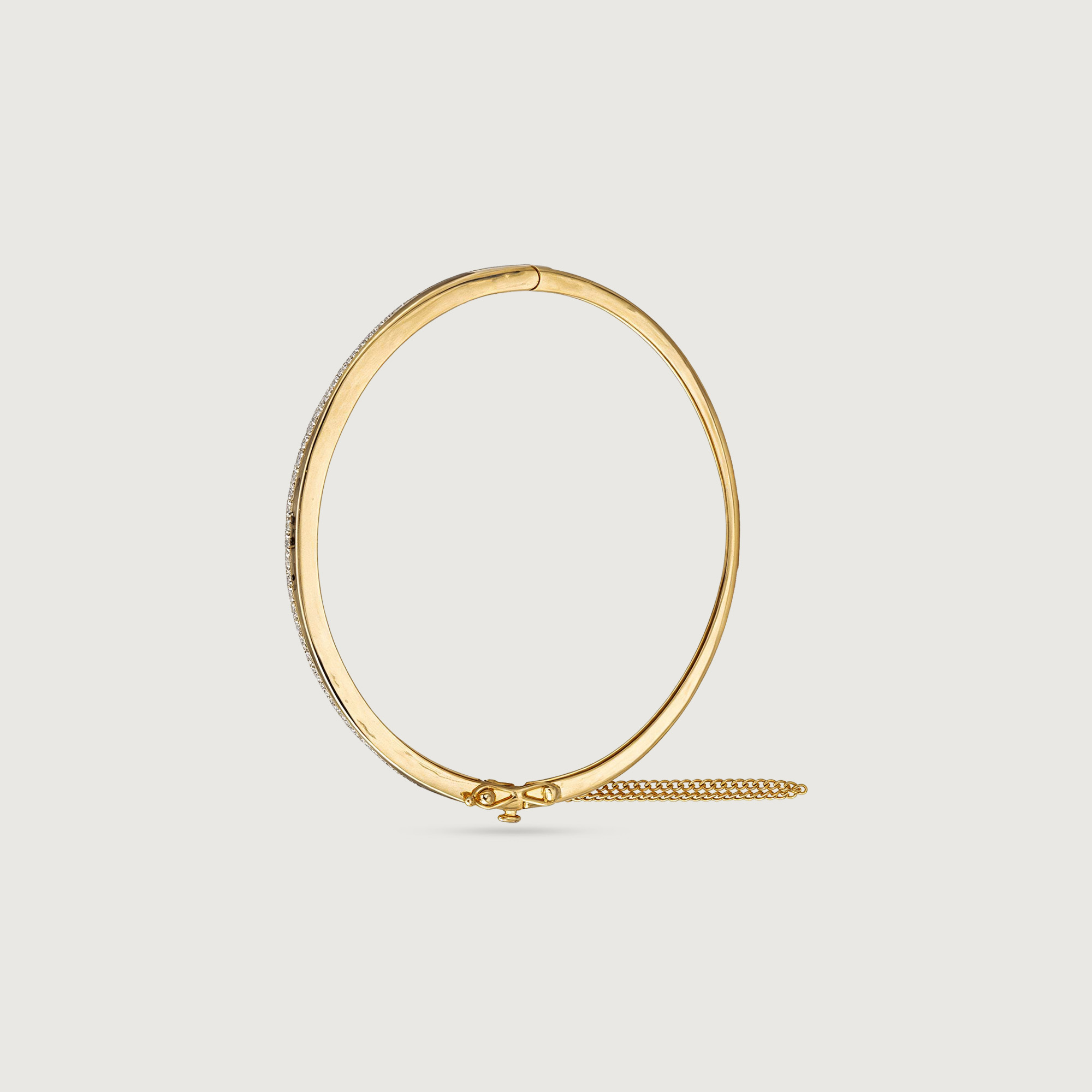 Sleek Curve Gold Bangle,,hi-res image number null
