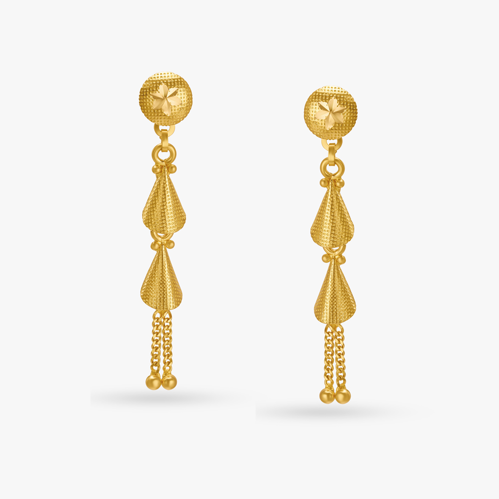 Majestic Floral Drop Earrings