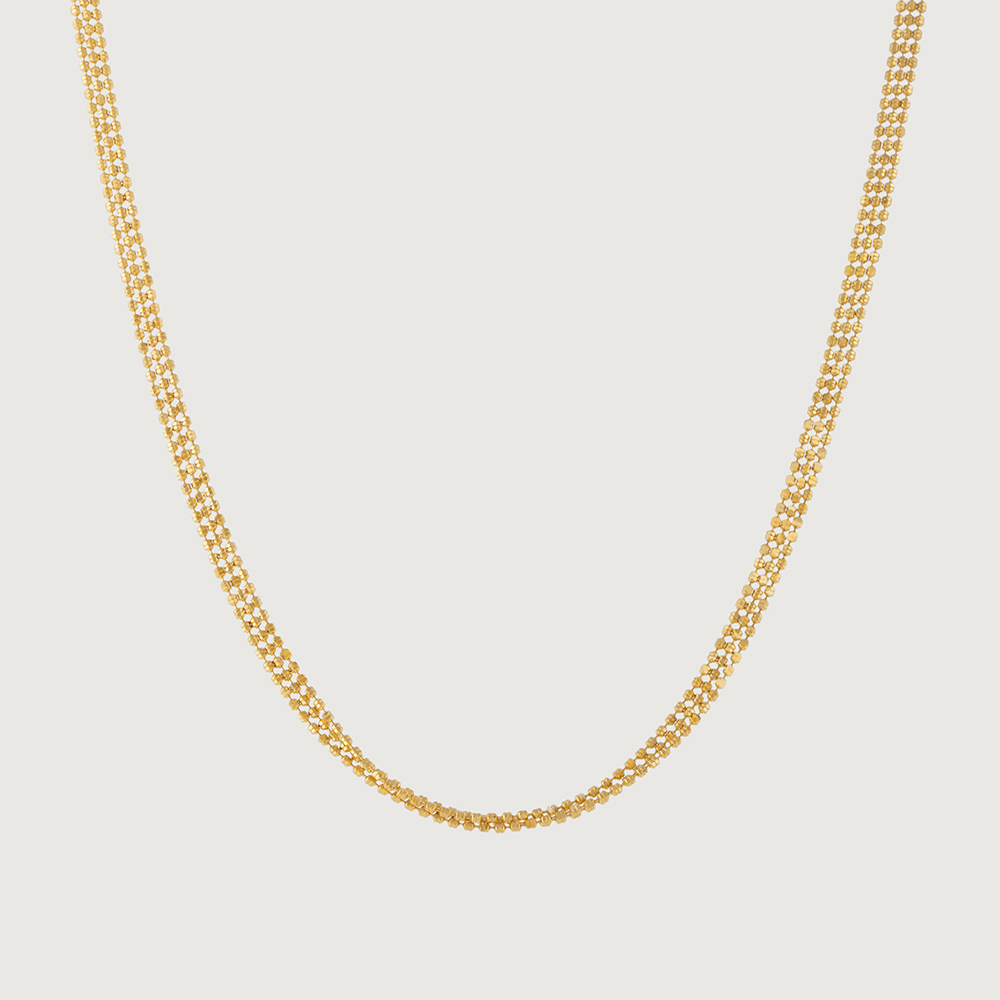 Refined Textured Gold Chain,,hi-res image number null