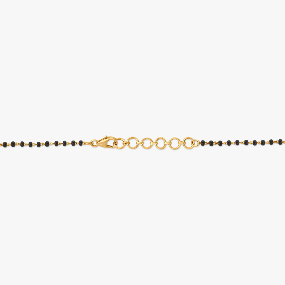Enchanting Floral Diamond Mangalsutra,,hi-res image number null