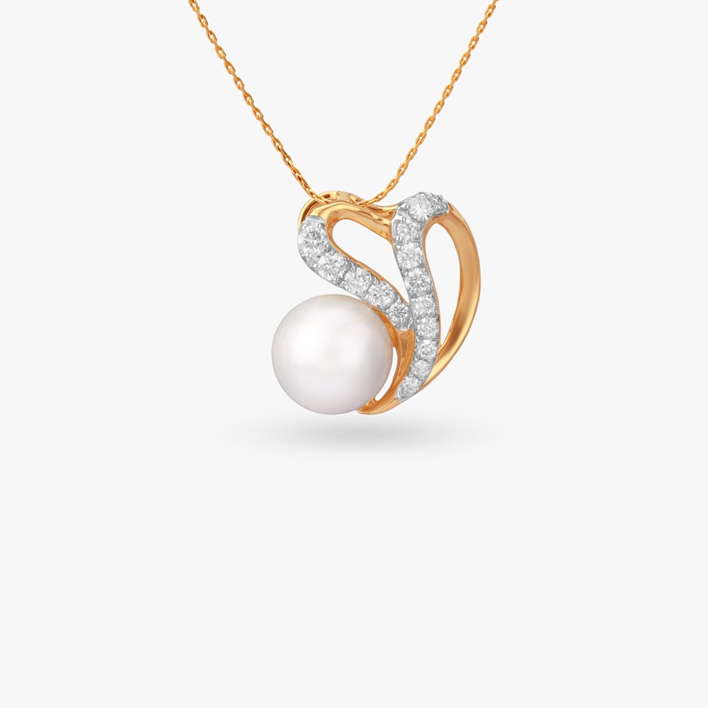 Ivory Melody Diamond Pendant and Earrings Set,,hi-res image number null