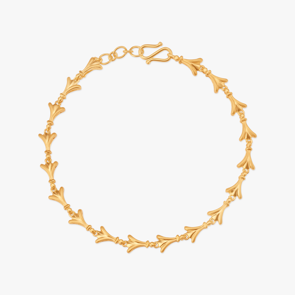 Flowerbud Gold Bracelet,,hi-res image number null