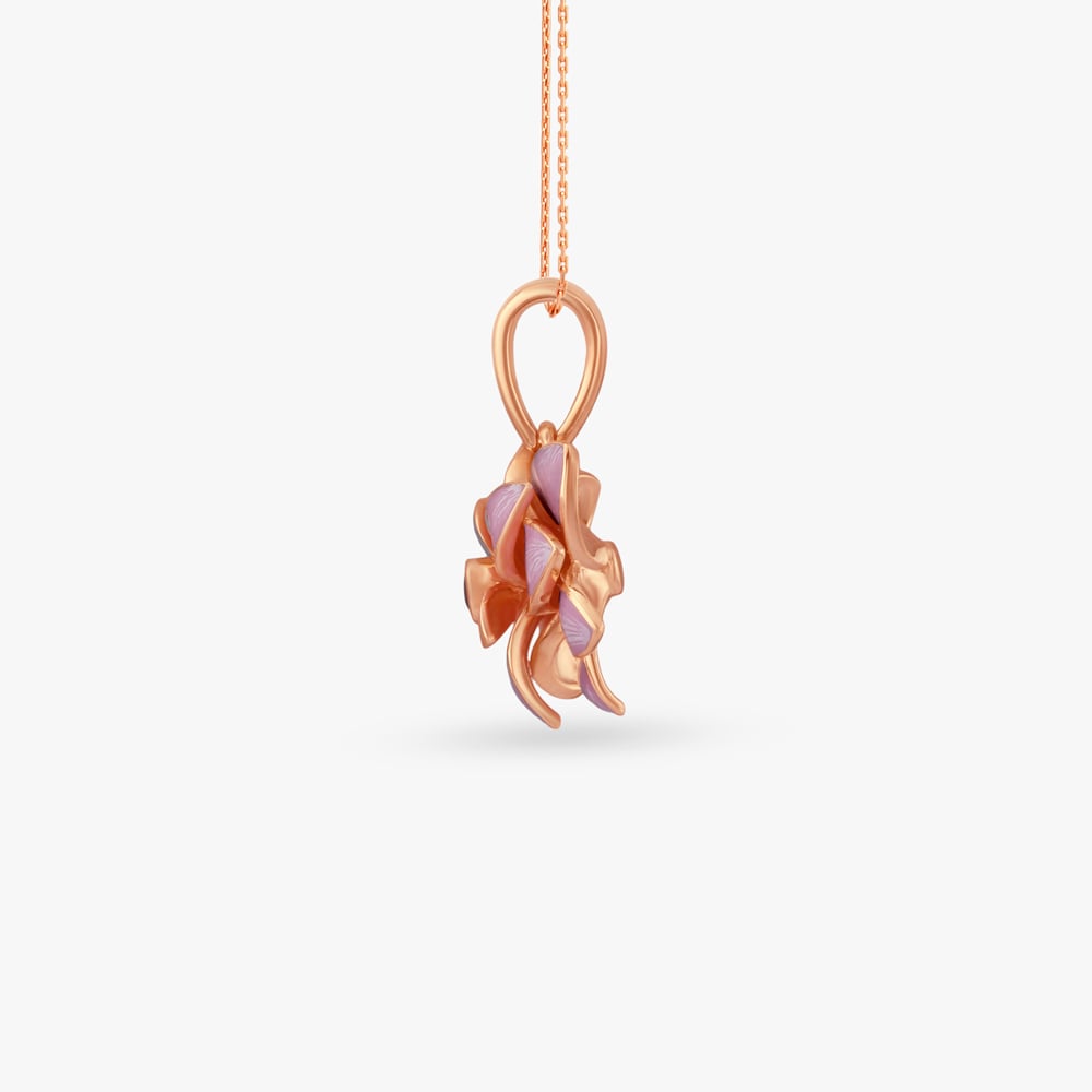 Lotus Reverie Gold Pendant,,hi-res image number null