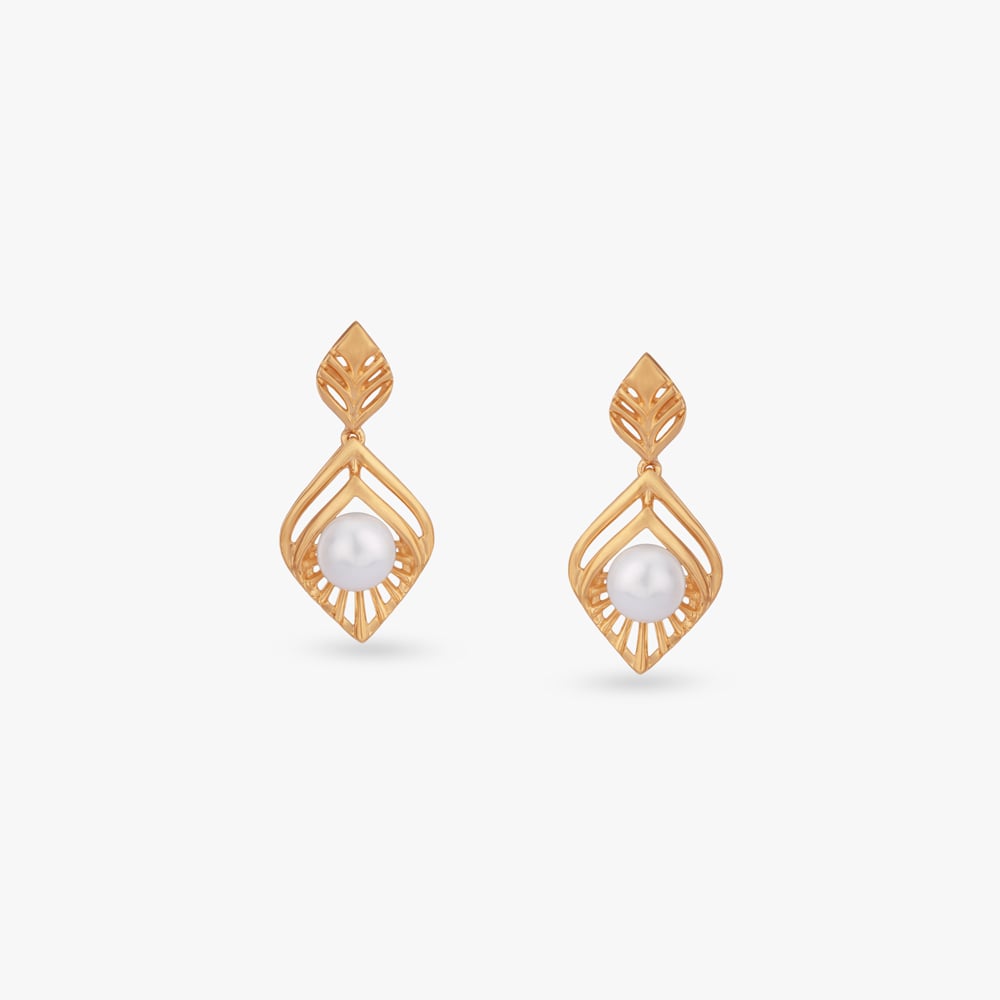 

Vintage Glow Gold Drop Earrings