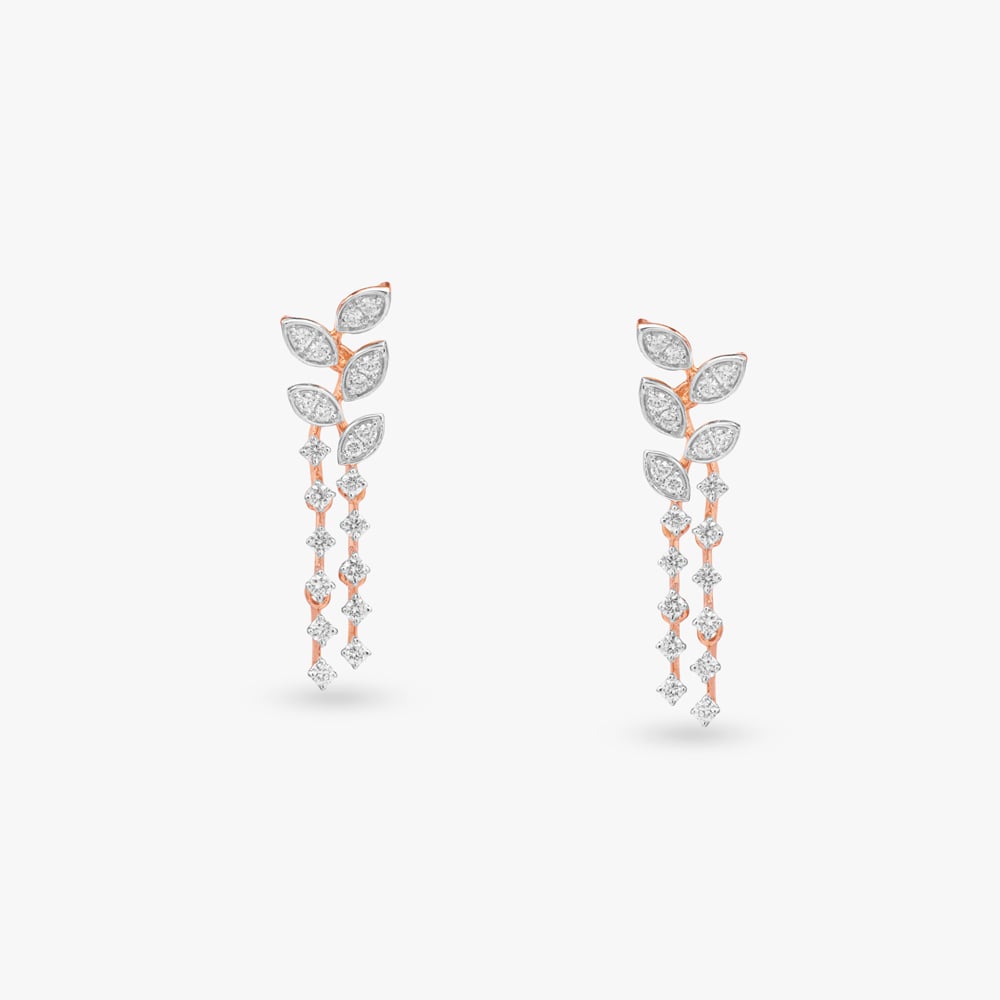 

Vine Swing Diamond Drop Earrings