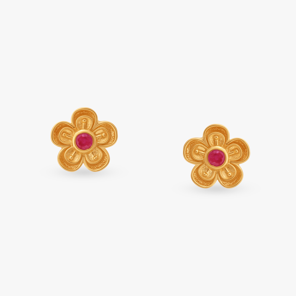 Playful Elegance Stud Earrings For Kids,,hi-res image number null