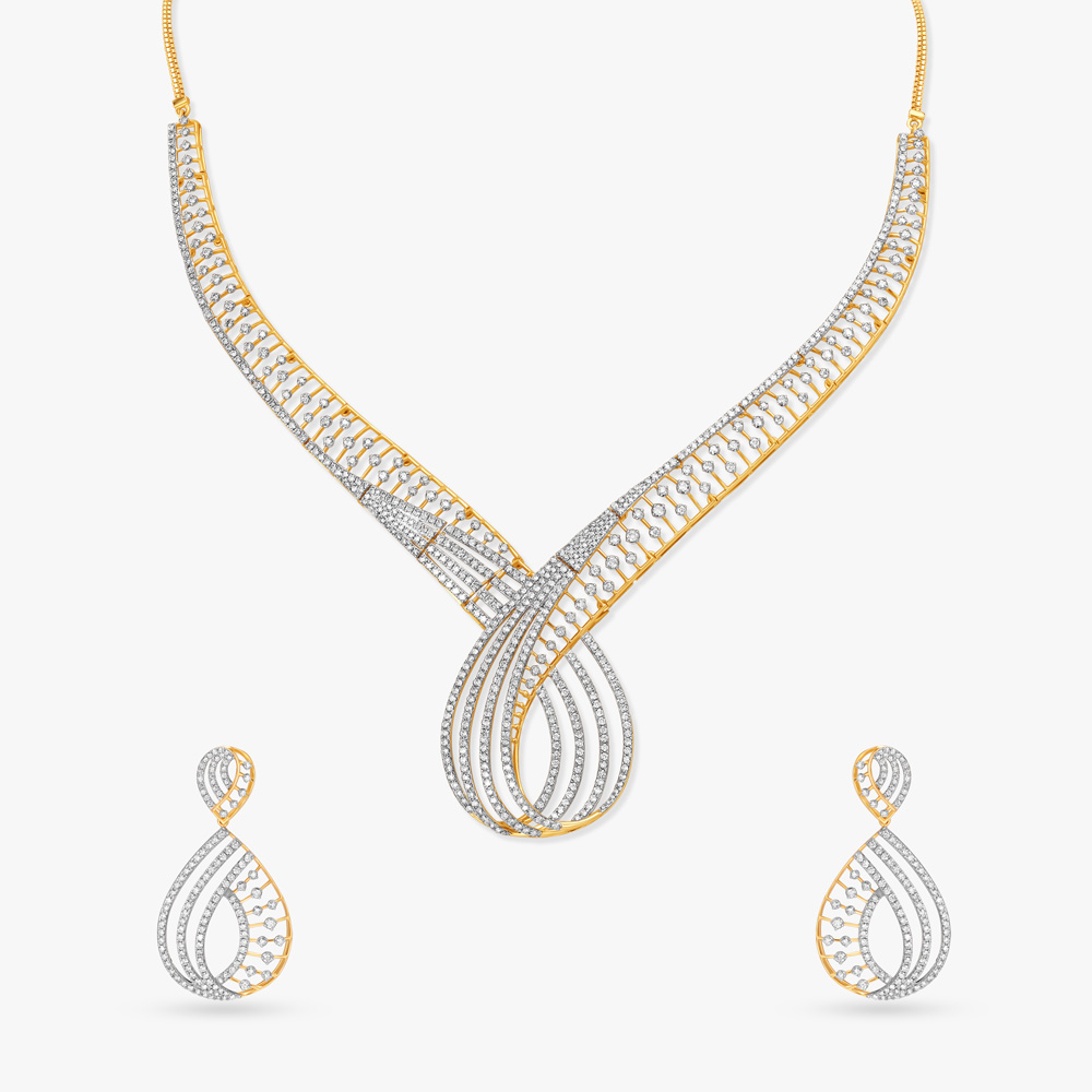 Twist of Fate Diamond Necklace Set,,hi-res image number null