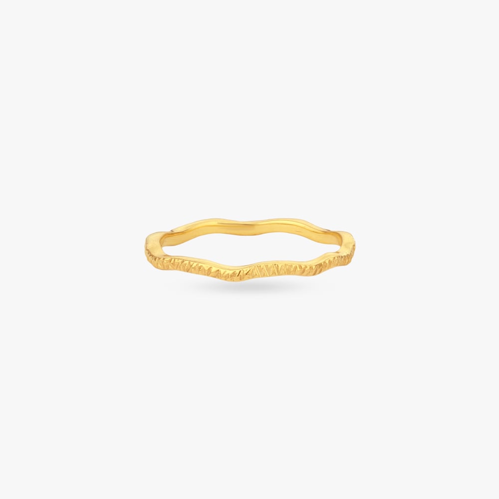 Wave Stack Gold Ring,,hi-res image number null
