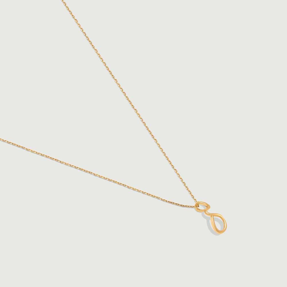 Serene Loop Gold Necklace,,hi-res image number null