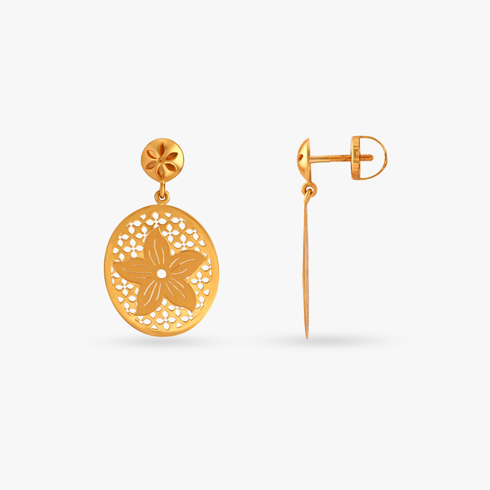 Flower Power Drop Earrings,,hi-res image number null