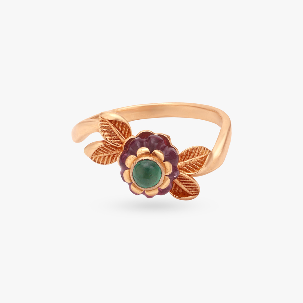 Bloom Bud Gold Ring,,hi-res image number null