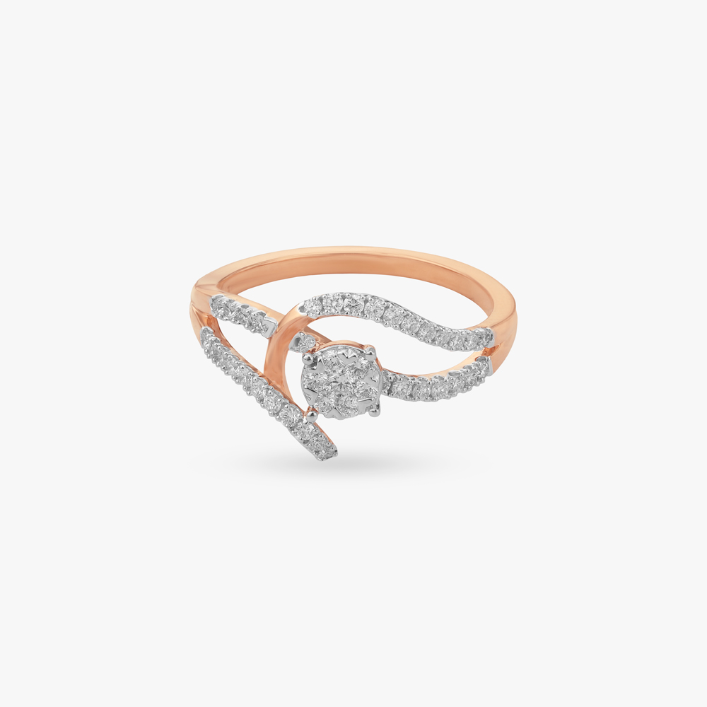 Twisted Elegance Diamond Ring,,hi-res image number null
