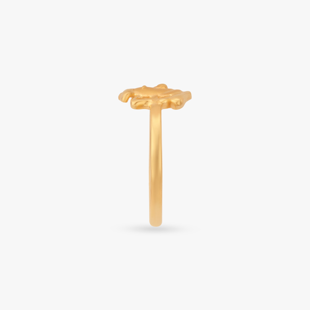 Auspicious Ganapathi Gold Ring,,hi-res image number null