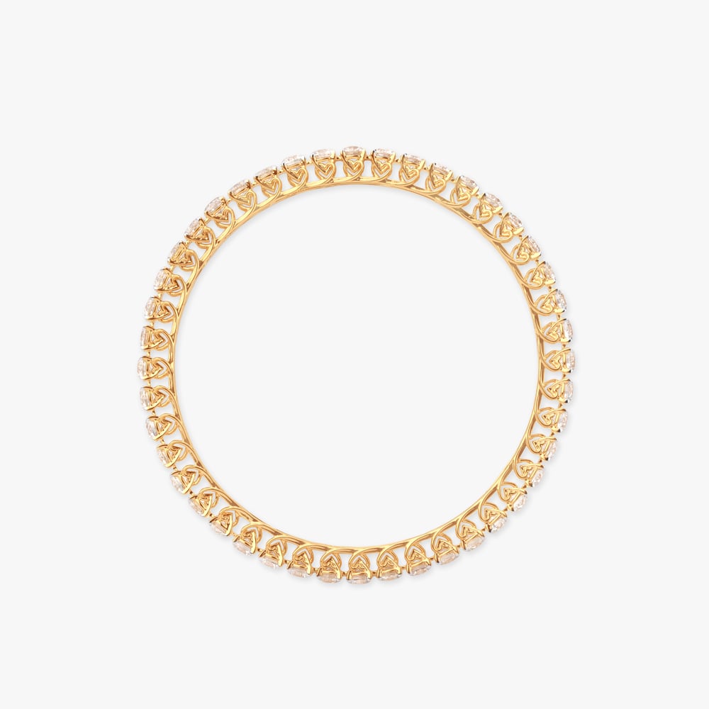 Endless Embrace Solitaire Diamond Bangle,,hi-res image number null