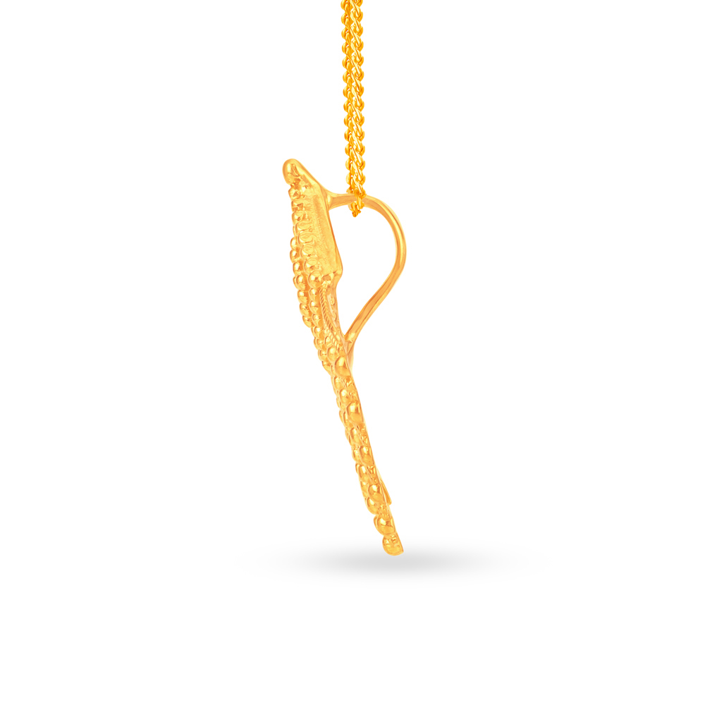 Radiant Gold Pendant and Earrings Set,,hi-res image number null