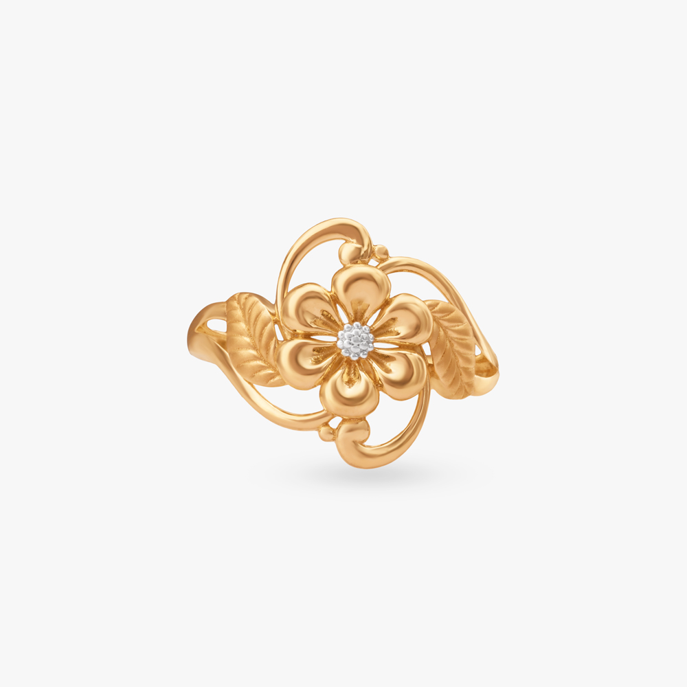 Petal Whisper Gold Ring,,hi-res image number null
