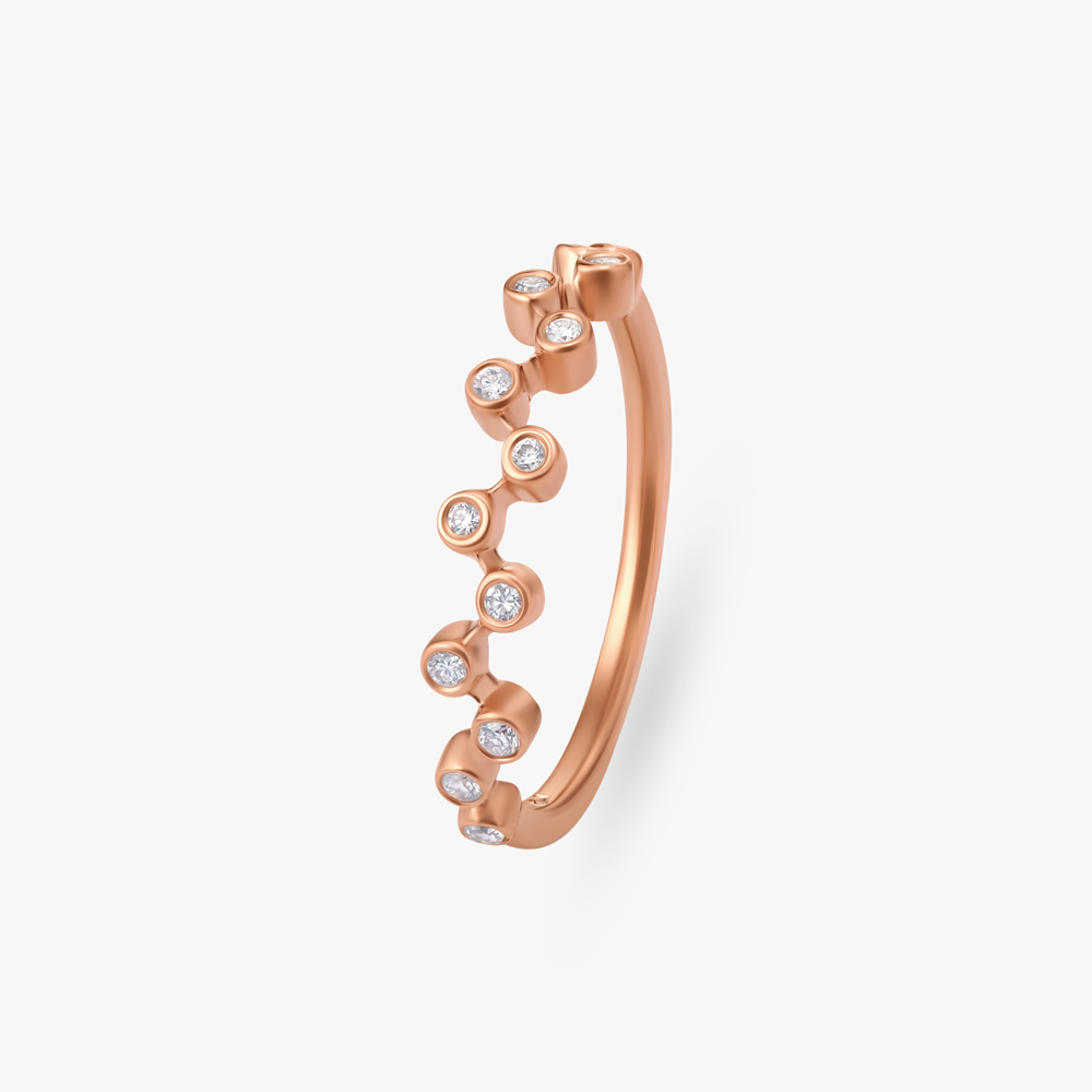 Buy Glamorous Rose Gold Ring For Women Online | ORRA